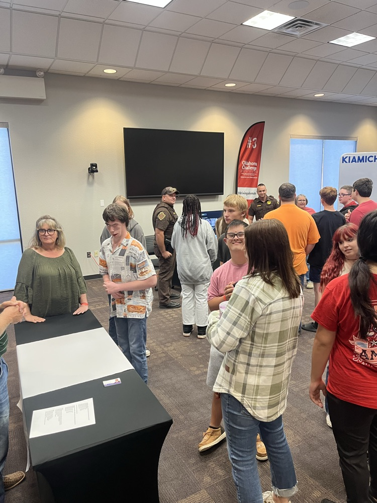 Teens attendingTraffic Safety Day. 