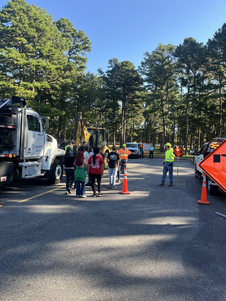 Teens attendingTraffic Safety Day. 