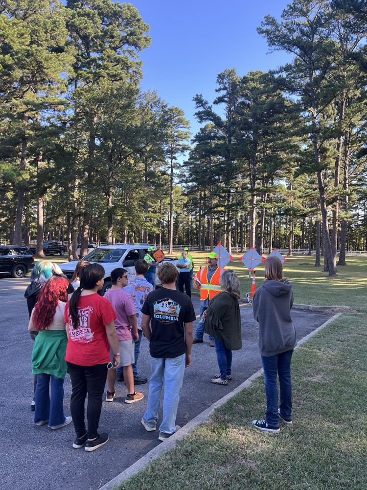 Teens attendingTraffic Safety Day. 