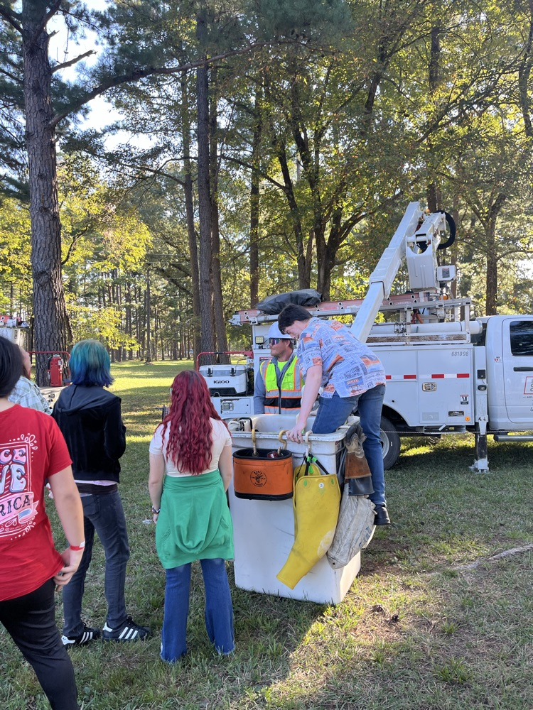 Teens attendingTraffic Safety Day. 