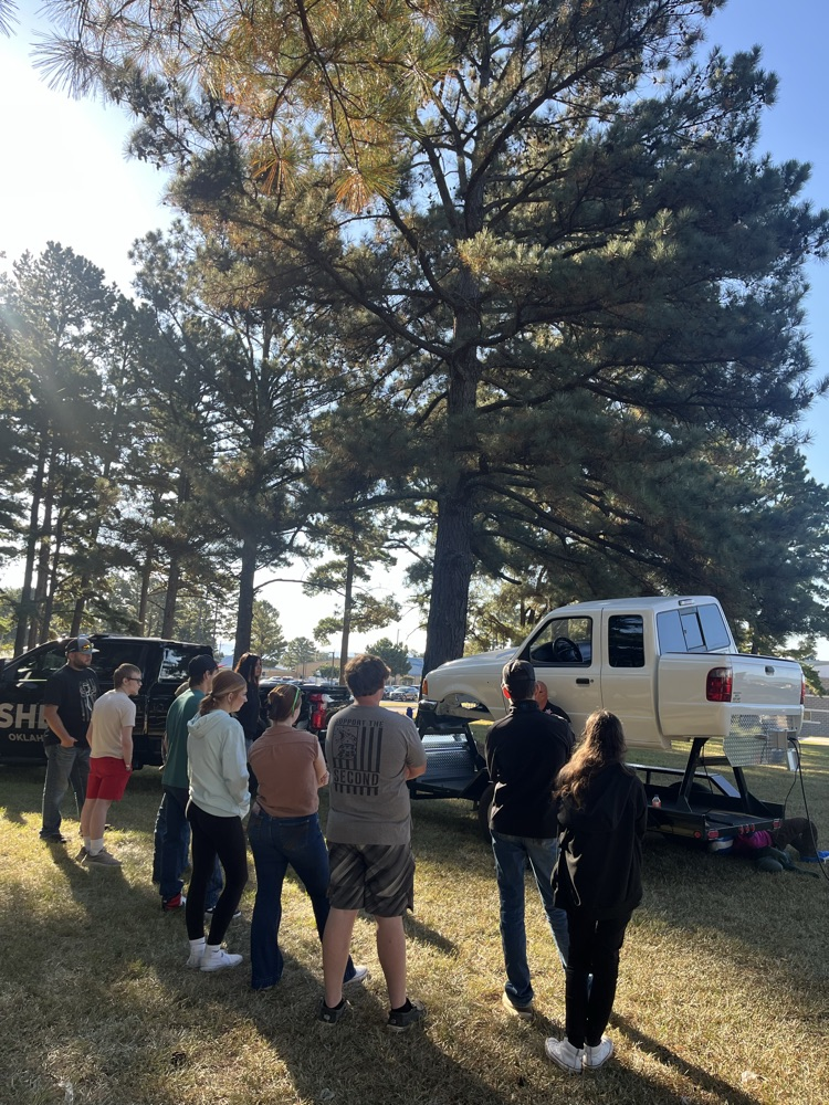 Teens attendingTraffic Safety Day. 