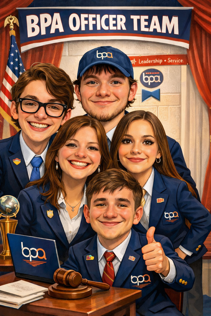 BPA Officer Team Caricature