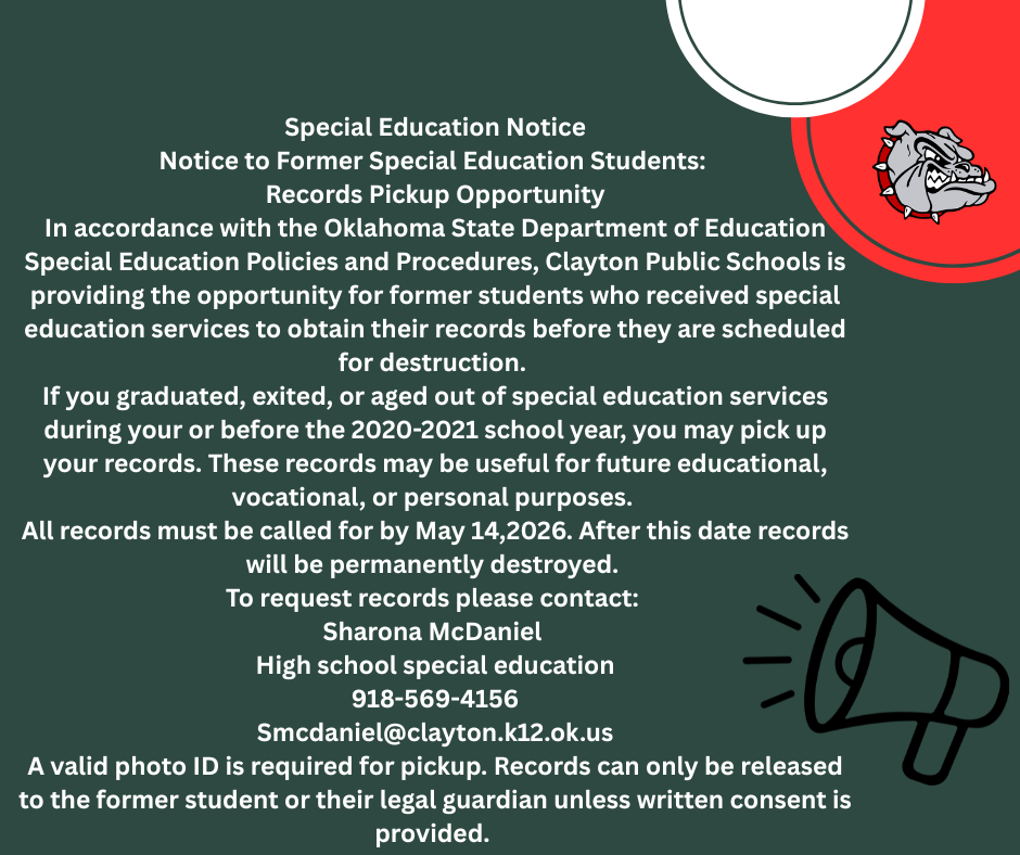 flyer with text from article