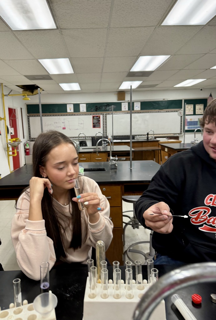Picture of students performing a science lab