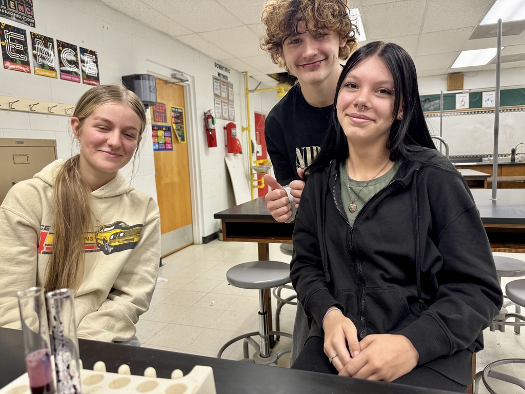 Picture of students performing a science lab