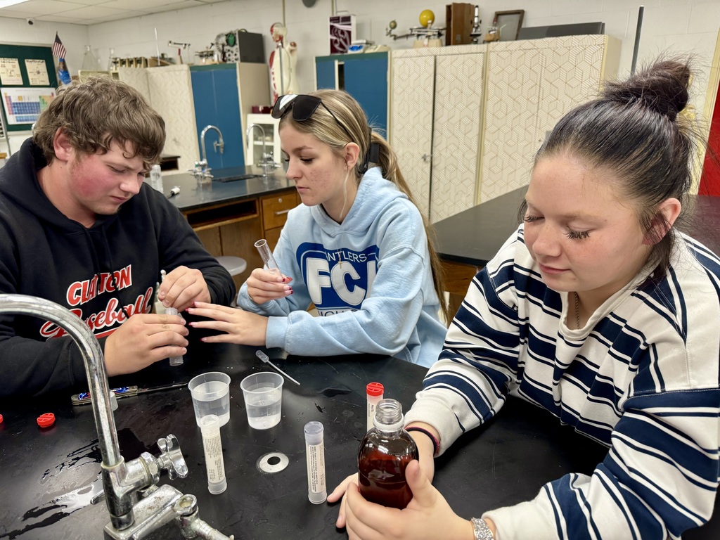 Picture of students performing a science lab