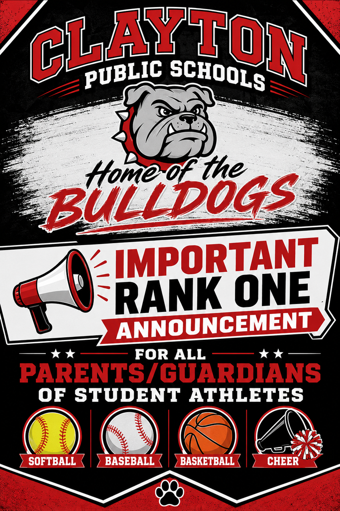 Clayton Public Schools Rank One Announcement