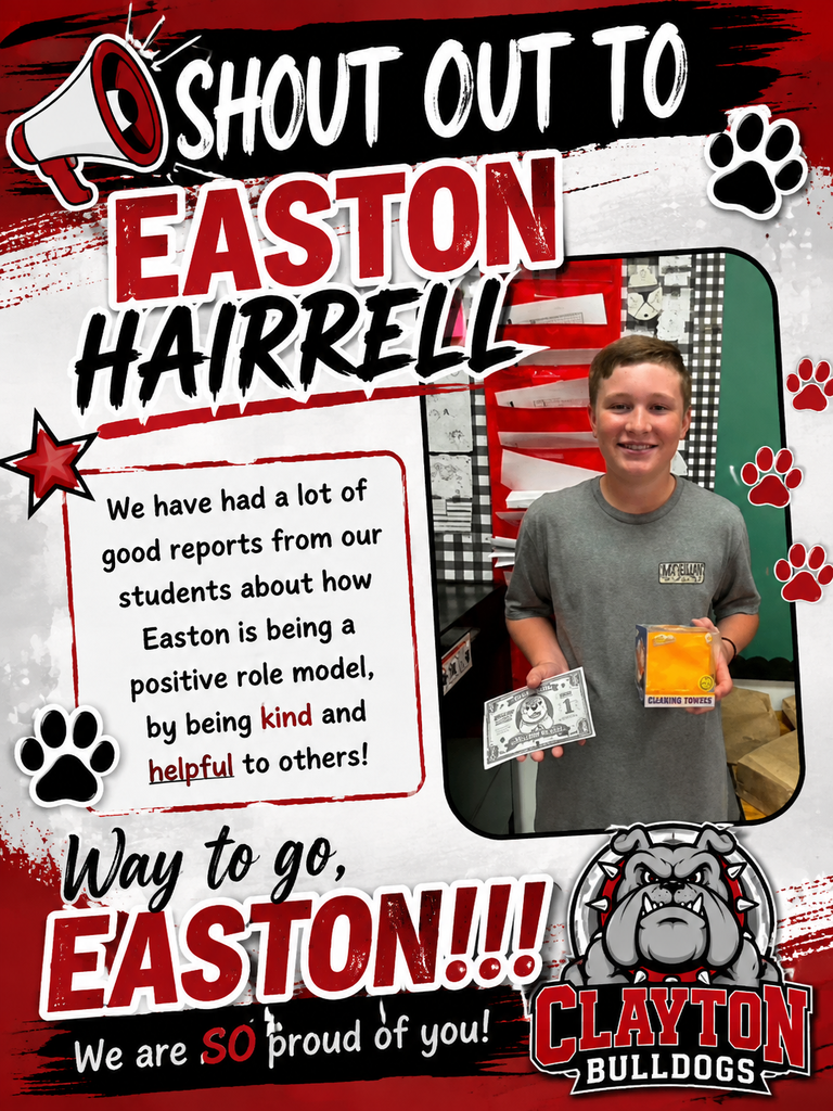 flyer with student