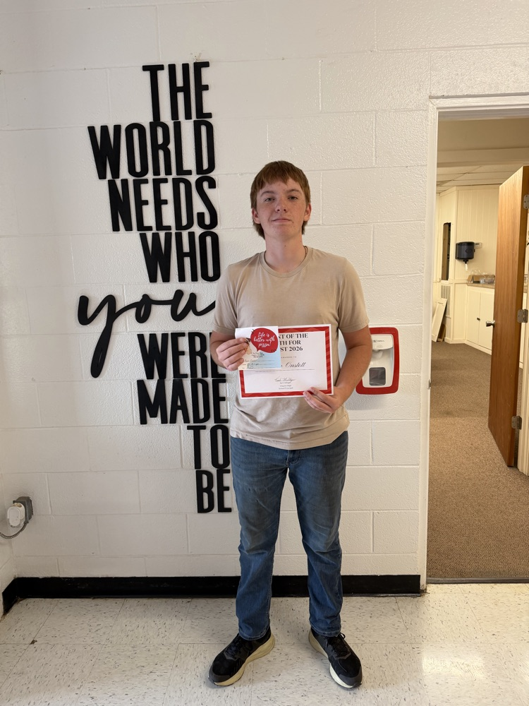 August Student of the Month
