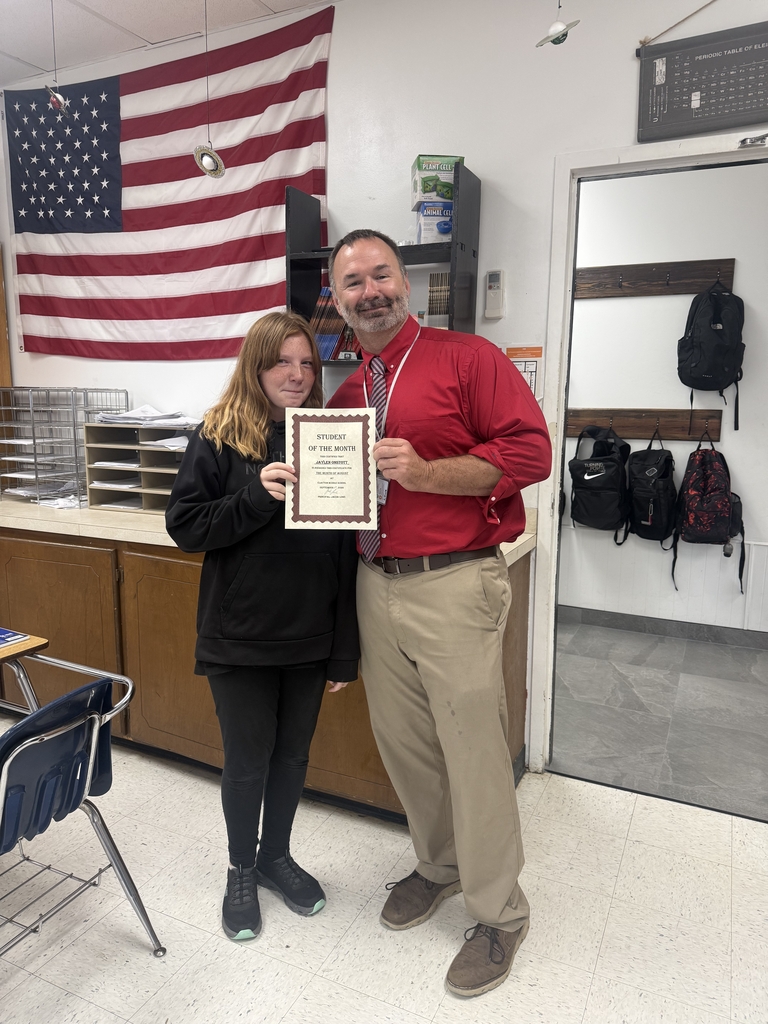 Eighth Grade Student of the Month