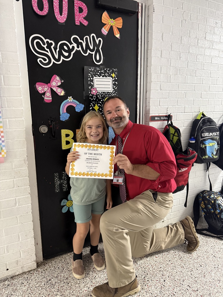 Third Grade Student of the Month