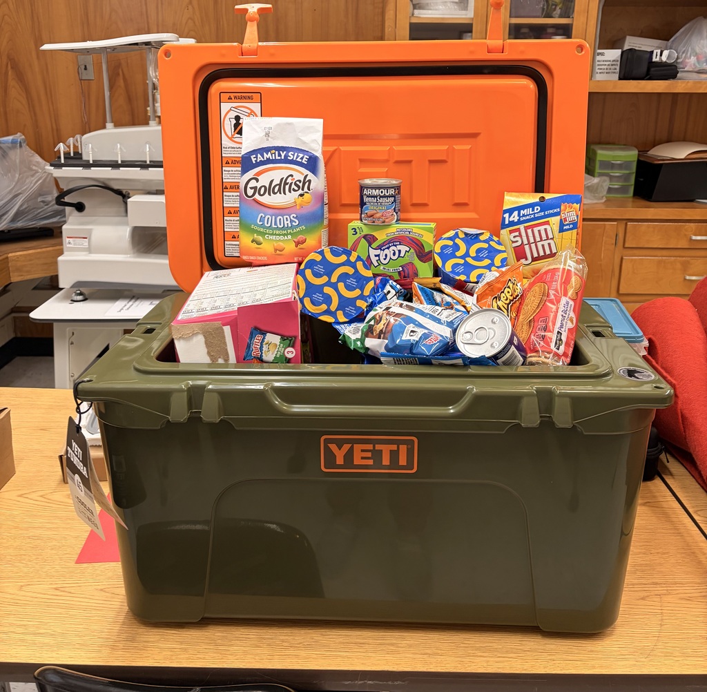 ice chest full of items