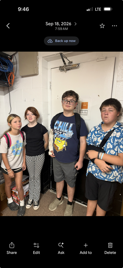 Middle school announcers