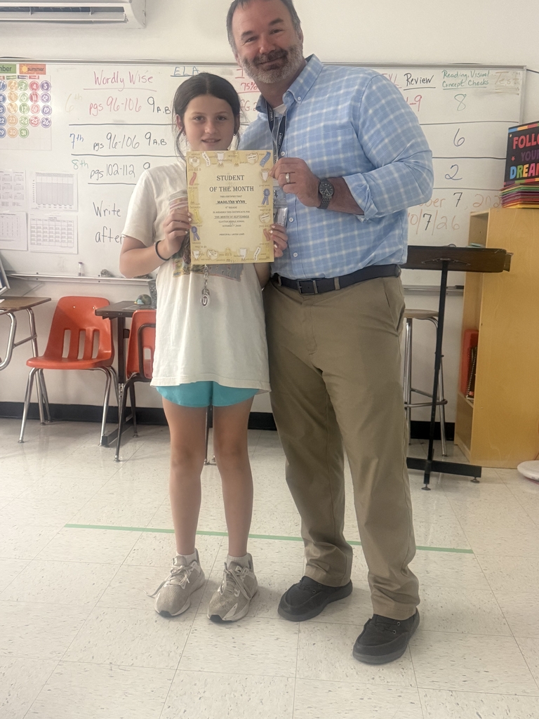 Sixth Grade Student of the Month