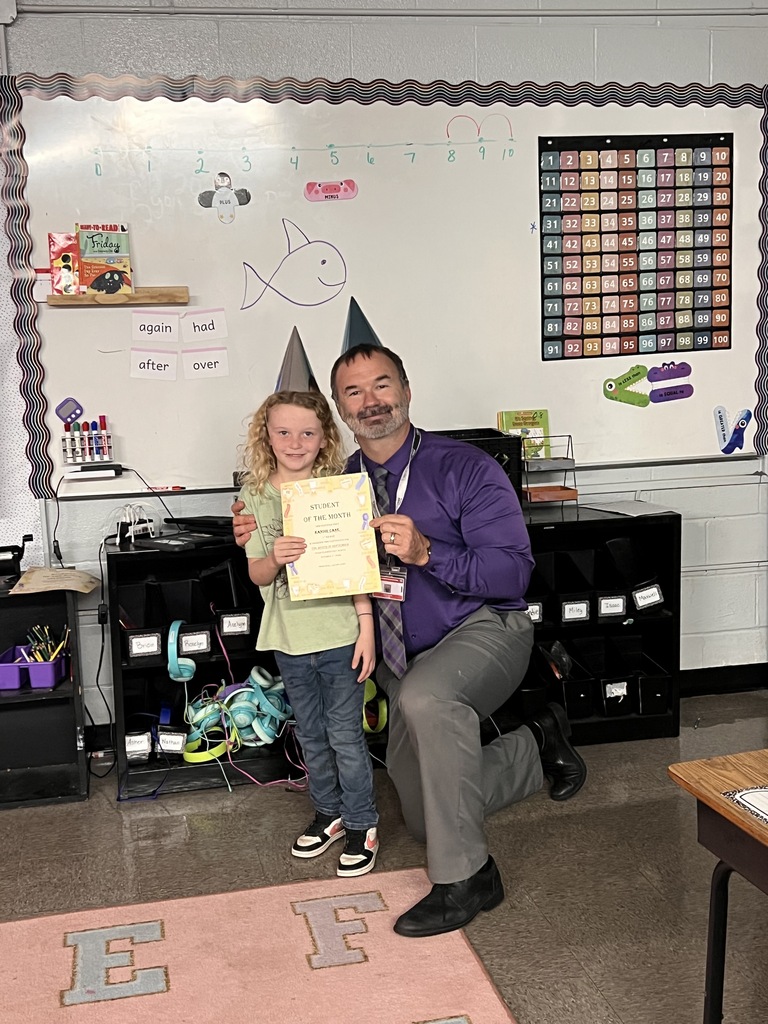 1st Grade Student of the Month