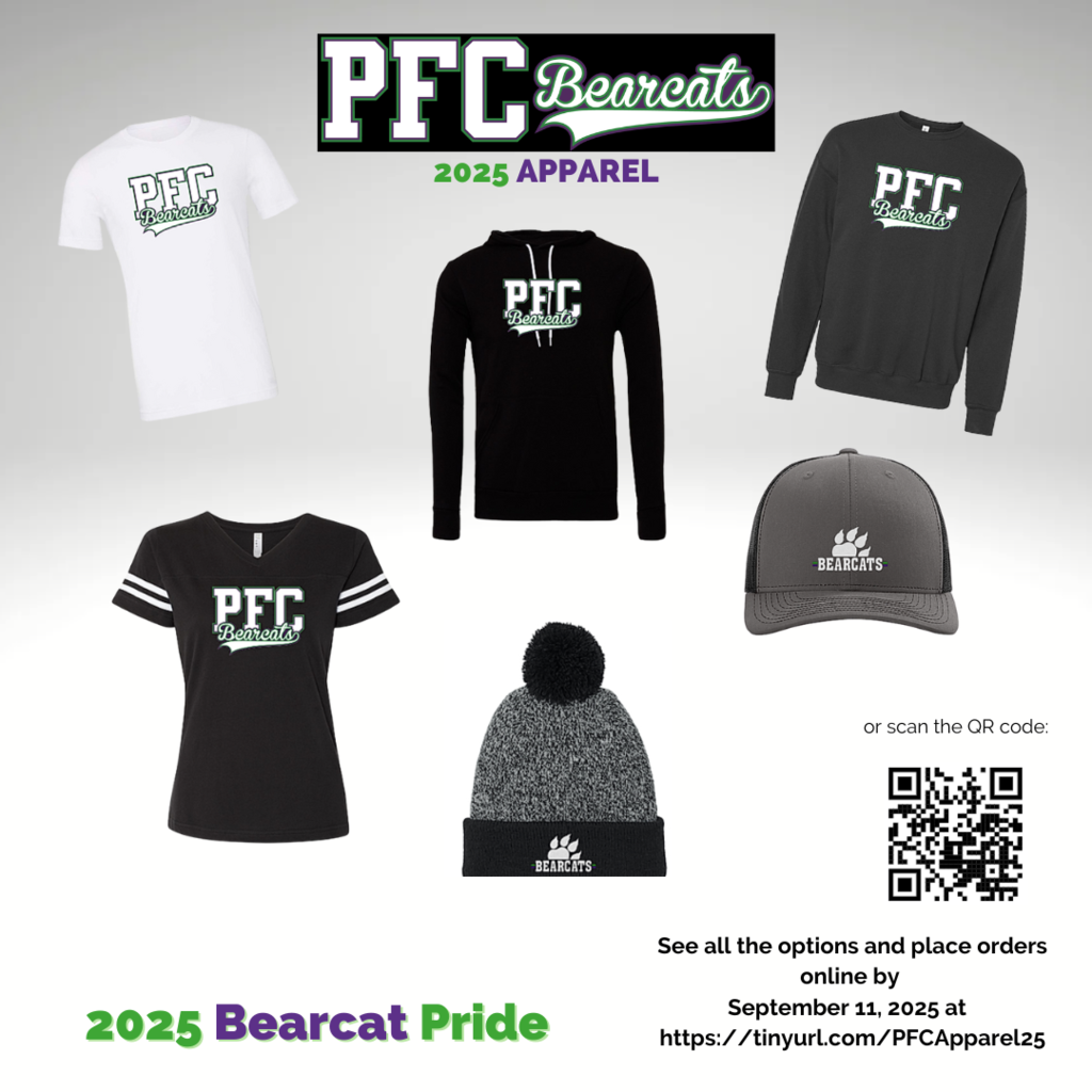 PFC Bearcats Apparel 2025 