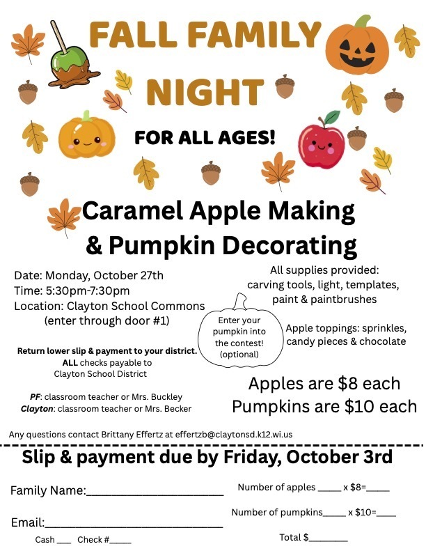 FALL FAMILY NIGHT commed