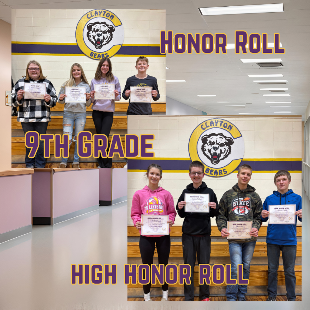 9th Honor Roll