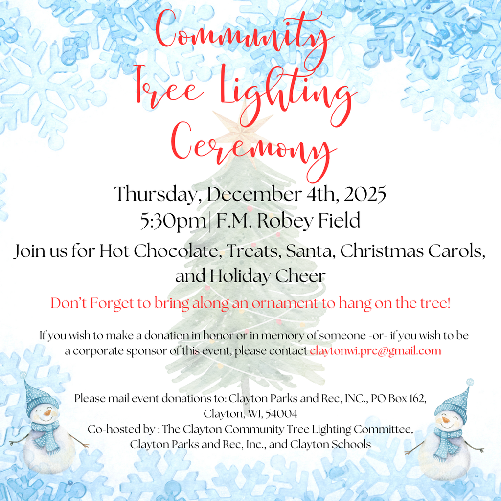 Tree Lighting reminder