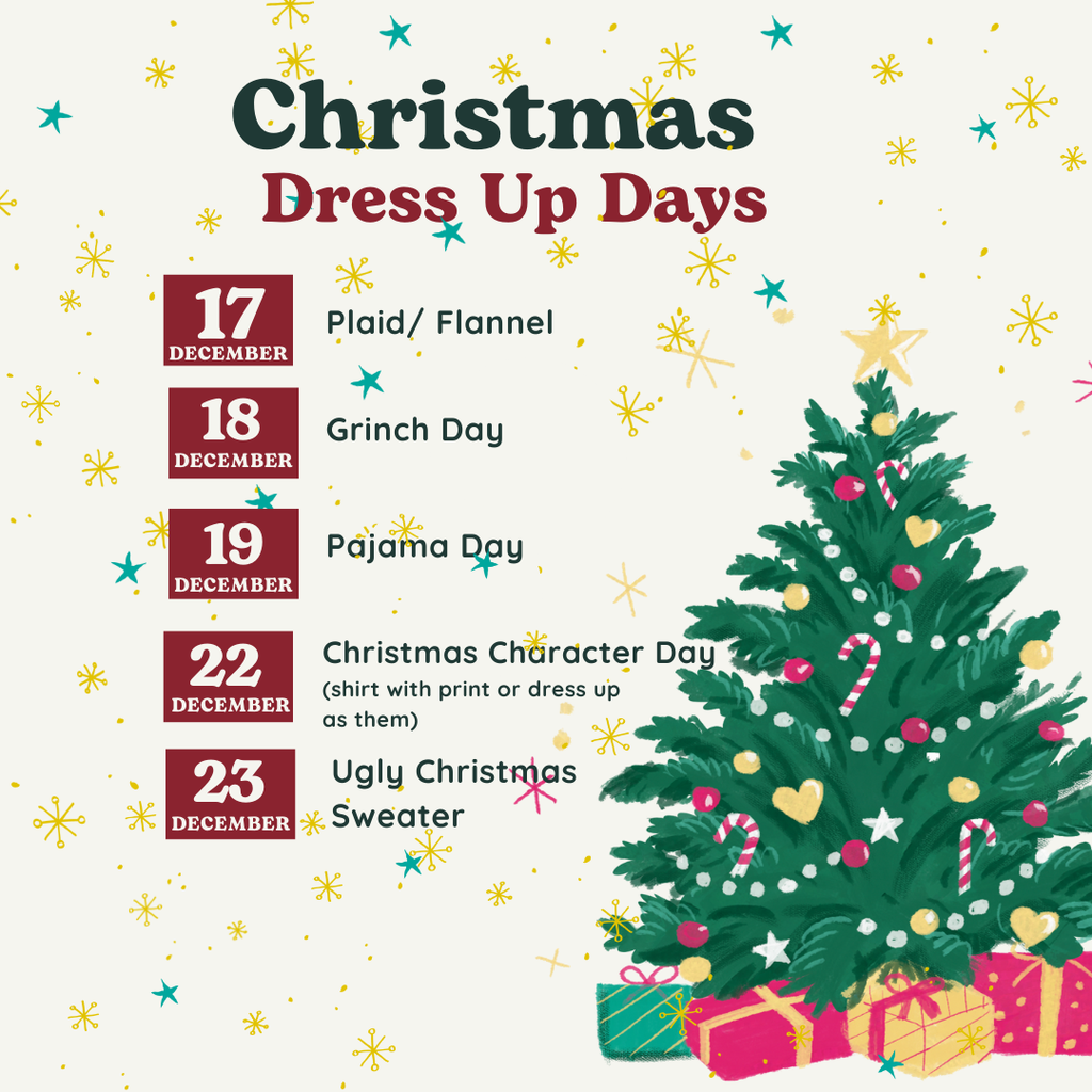 2025 Christmas Dress Up Days (Insta)