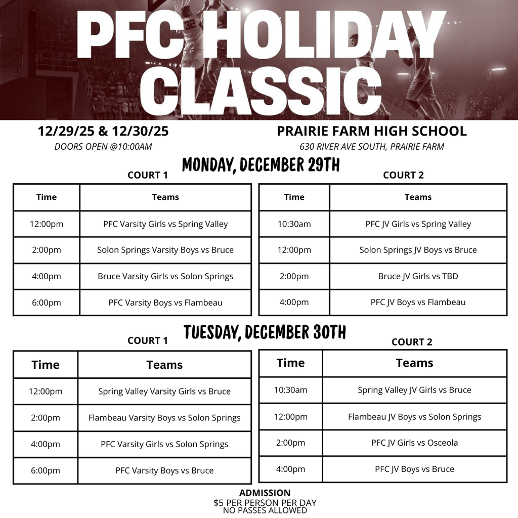 12/29 Holiday Tourn.