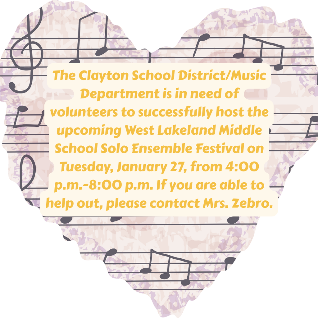 Solo Ensemble Volunteers