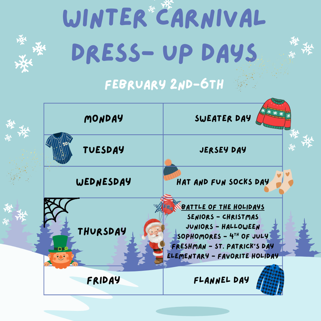 Insta Winter Carnival Dress- Up Days