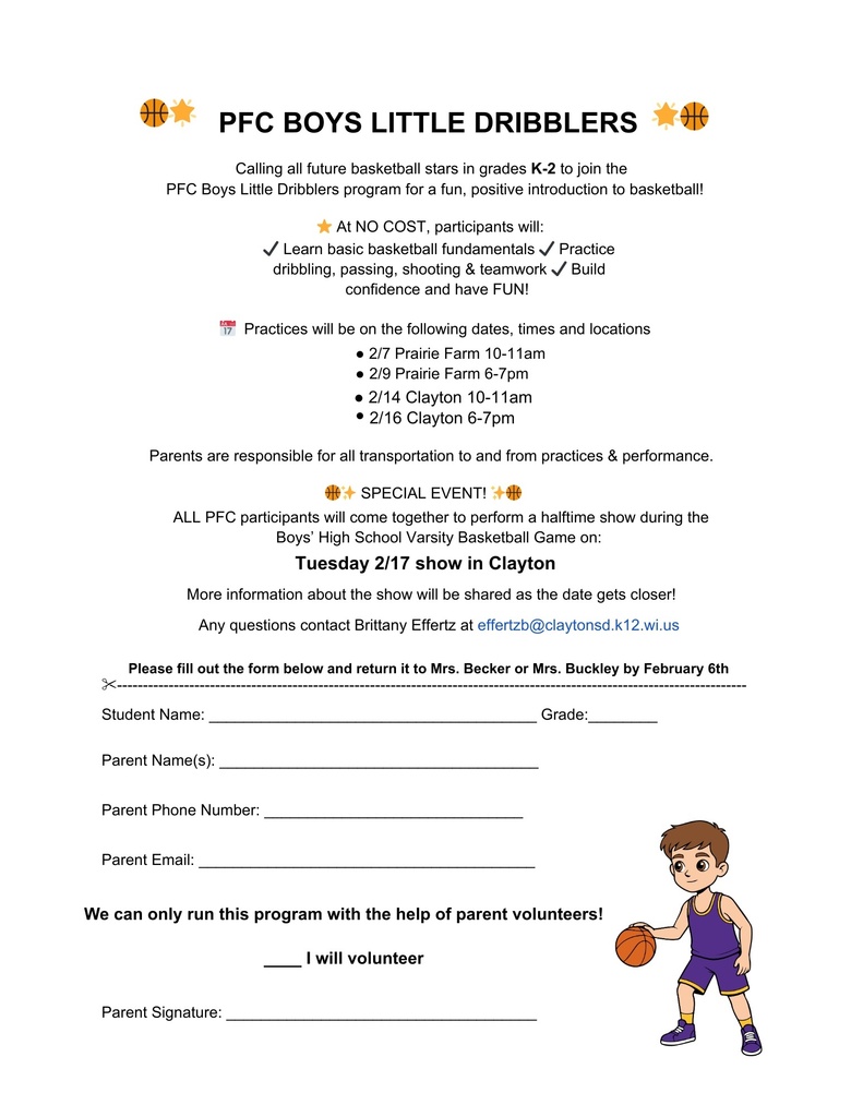 🏀🌟 PFC BOYS LITTLE DRIBBLERS 🌟🏀