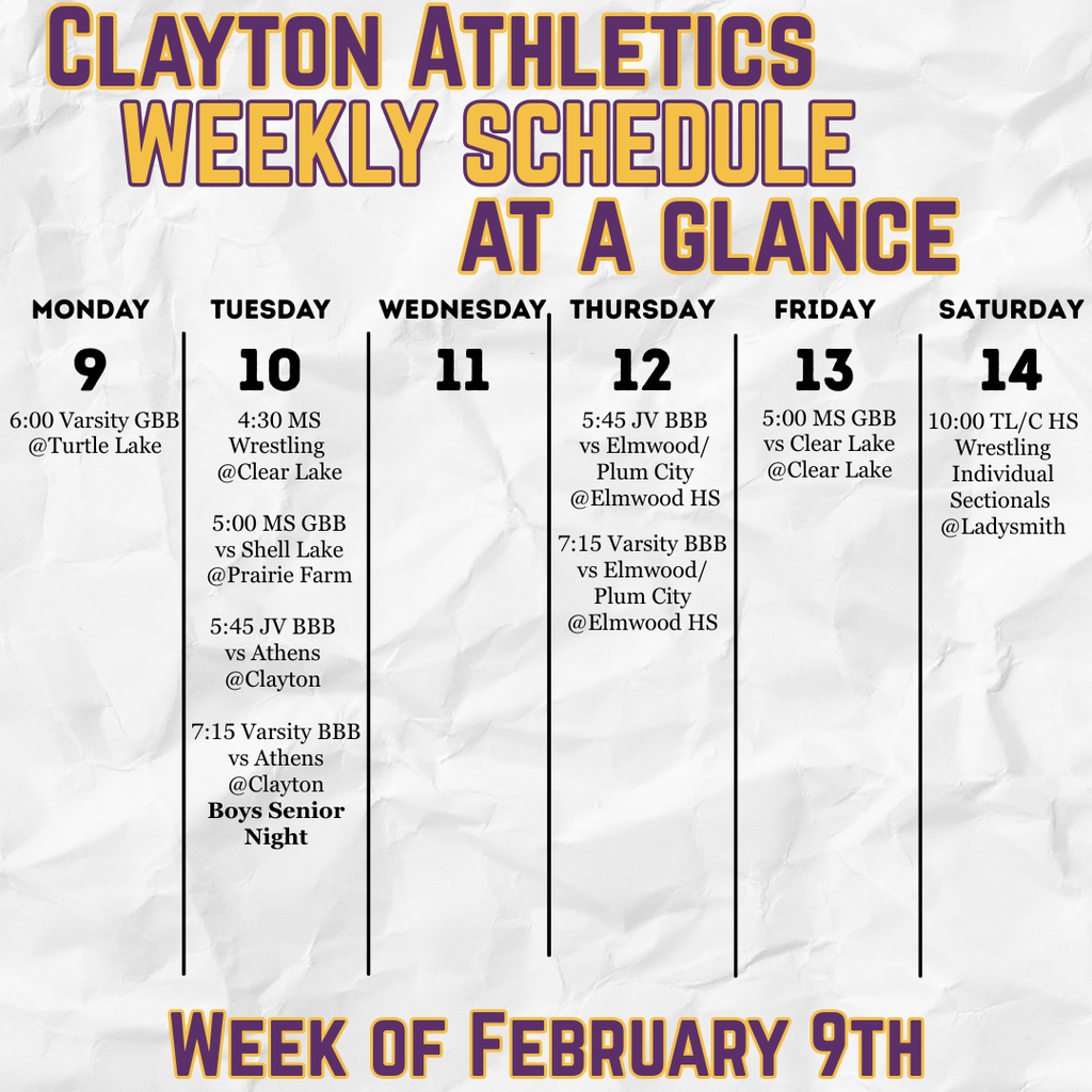 020926 Weekly Athletics