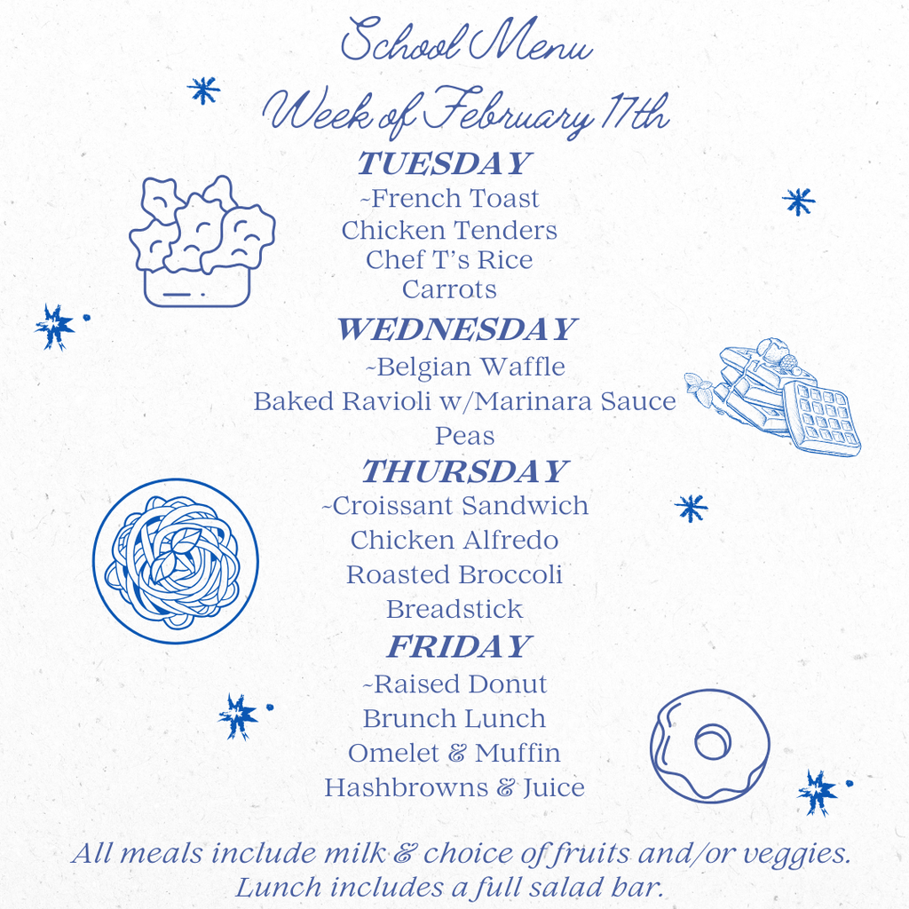 School Menu Week of 021726