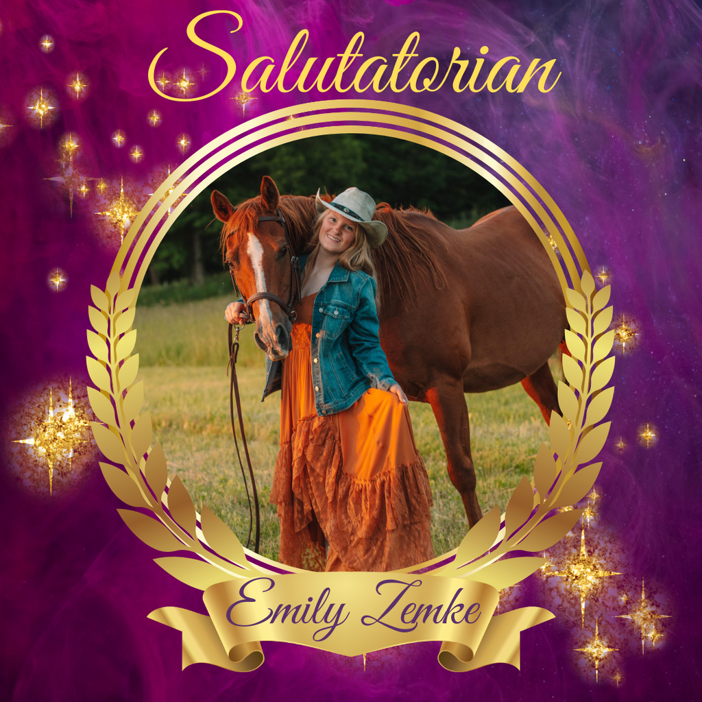 Salutatorian Emily Zemke