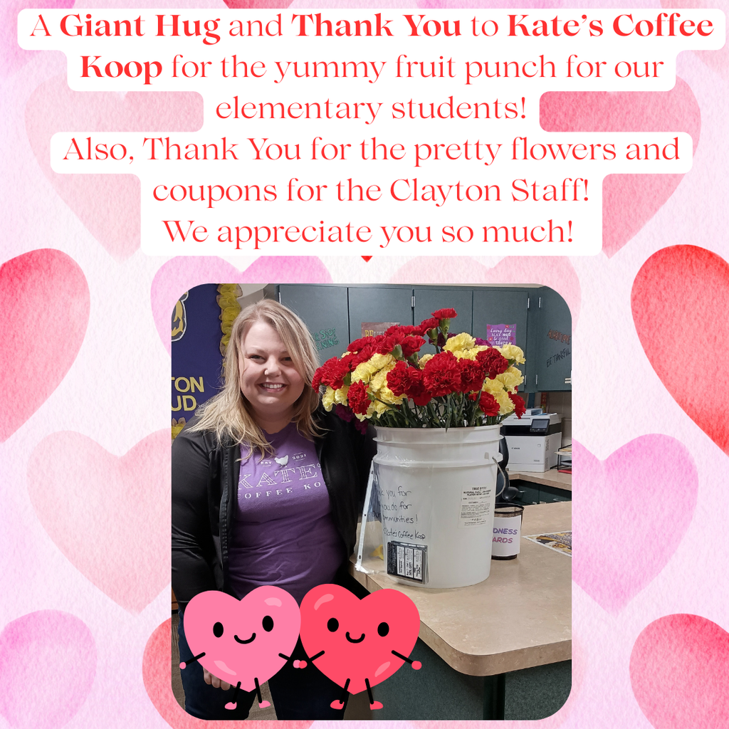 Thank You Kate's Coffee Coop