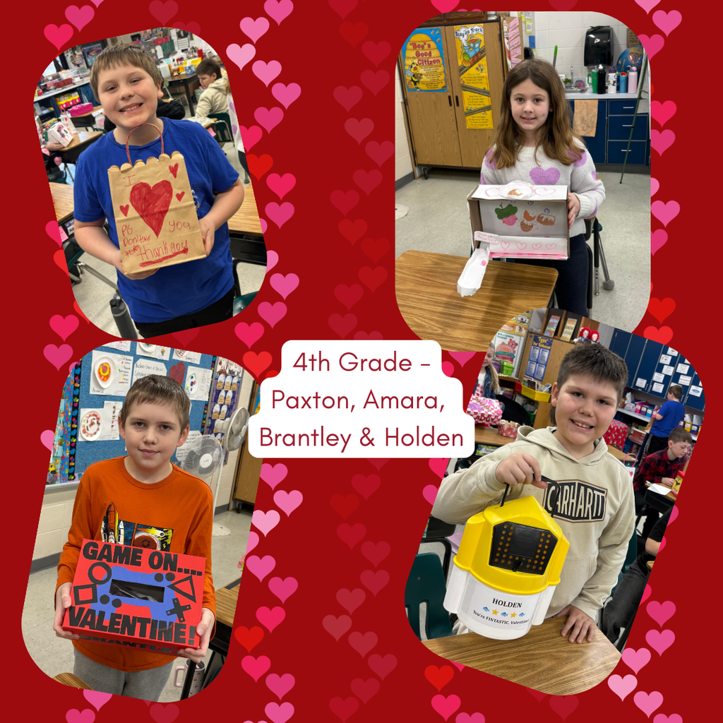 4th Grade Paxton, Amara, Brantley and Holden