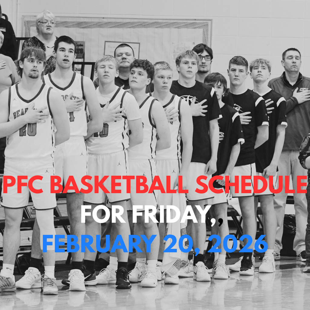 PFC Basketball Schedule for 022026