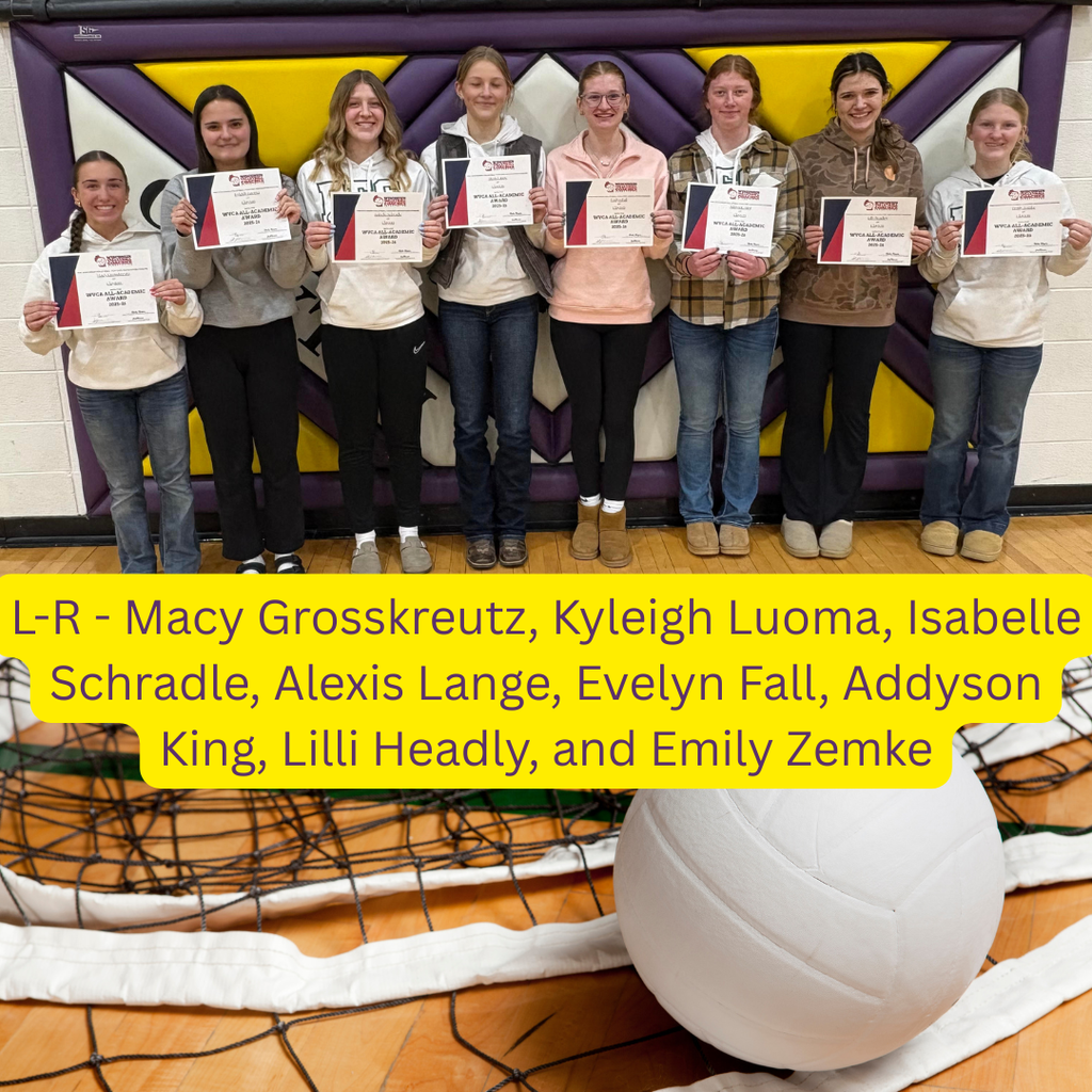 WVCA Academic All State