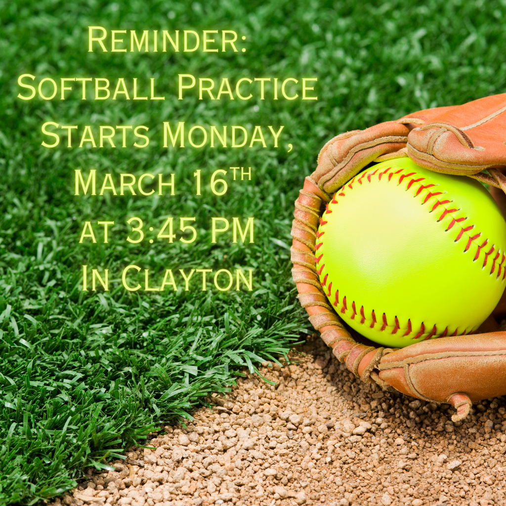 Softball reminder