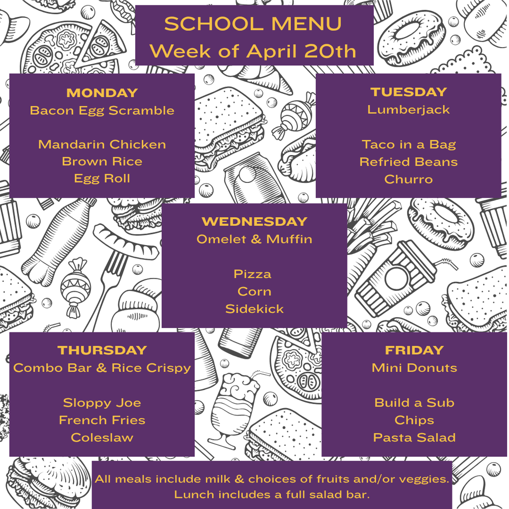 School Menu 042026