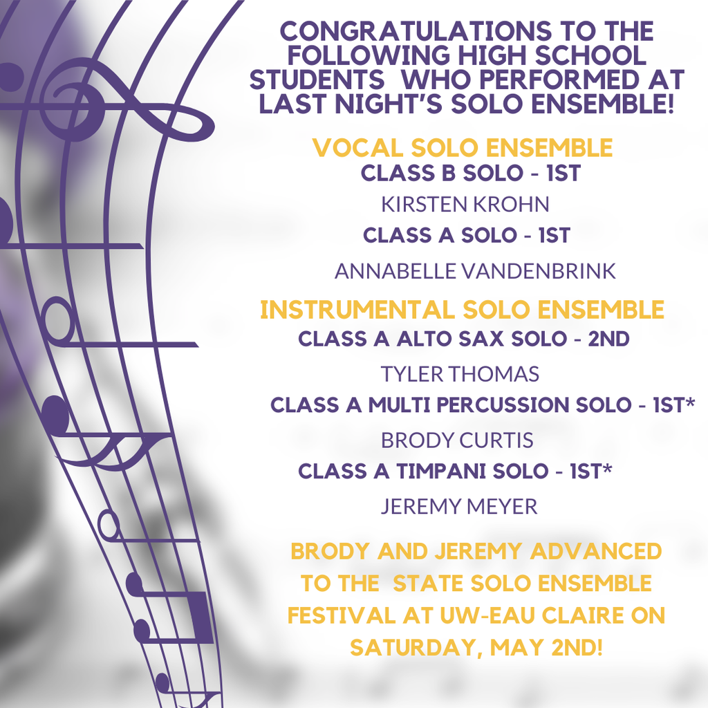 Congratulations to all our Students!