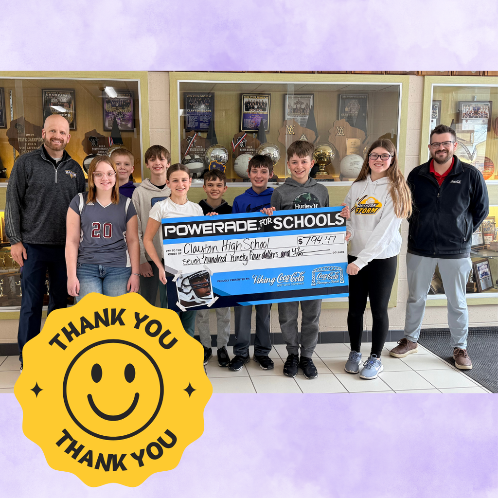 Powerade for Schools Donation