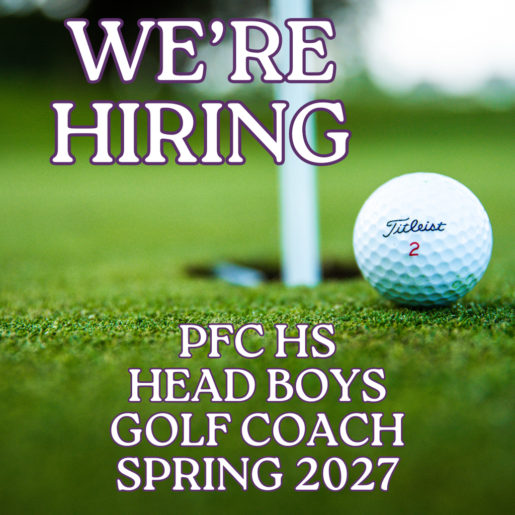 PFC Heads Boys Golf coach Spring 2027
