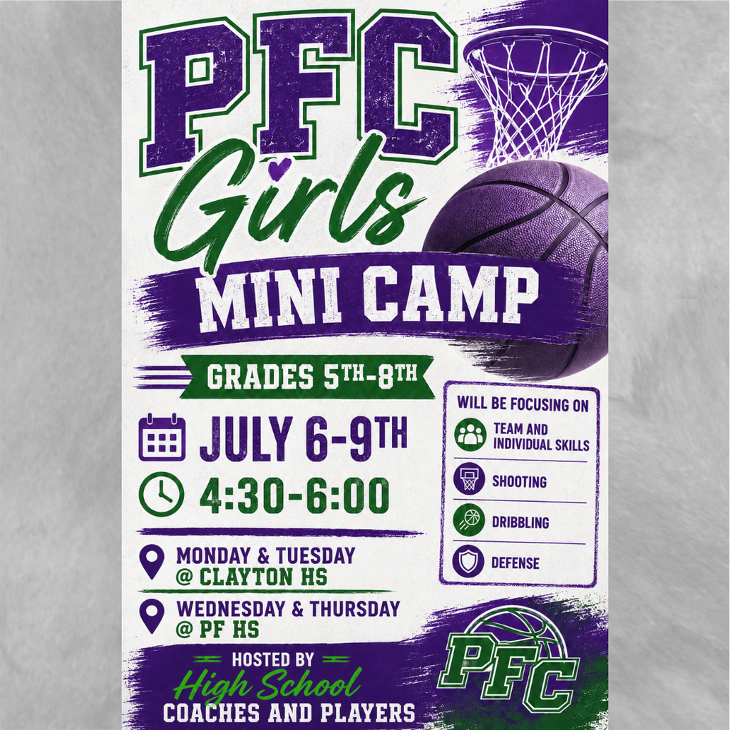 PFC BB Mini Camp for Girls grades 5-8 430-60