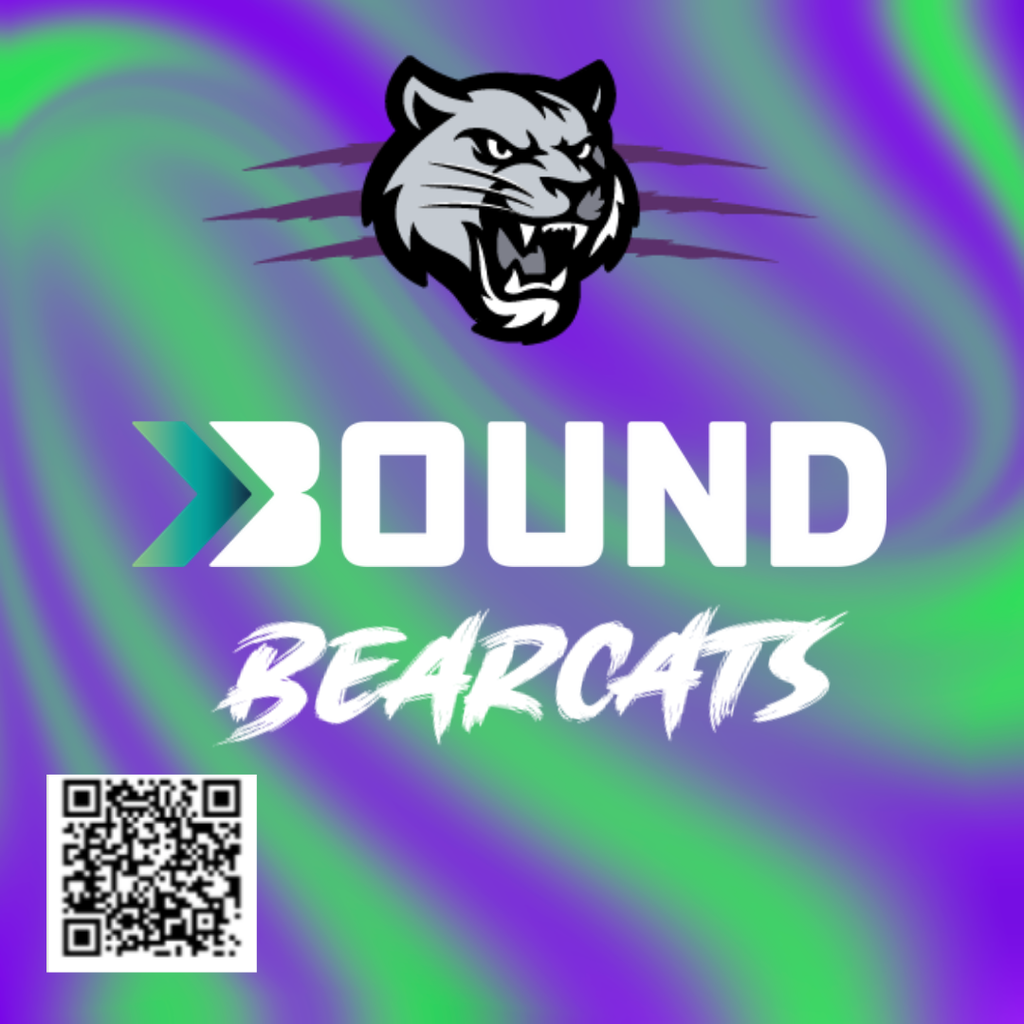Bearcats Bound with QR code