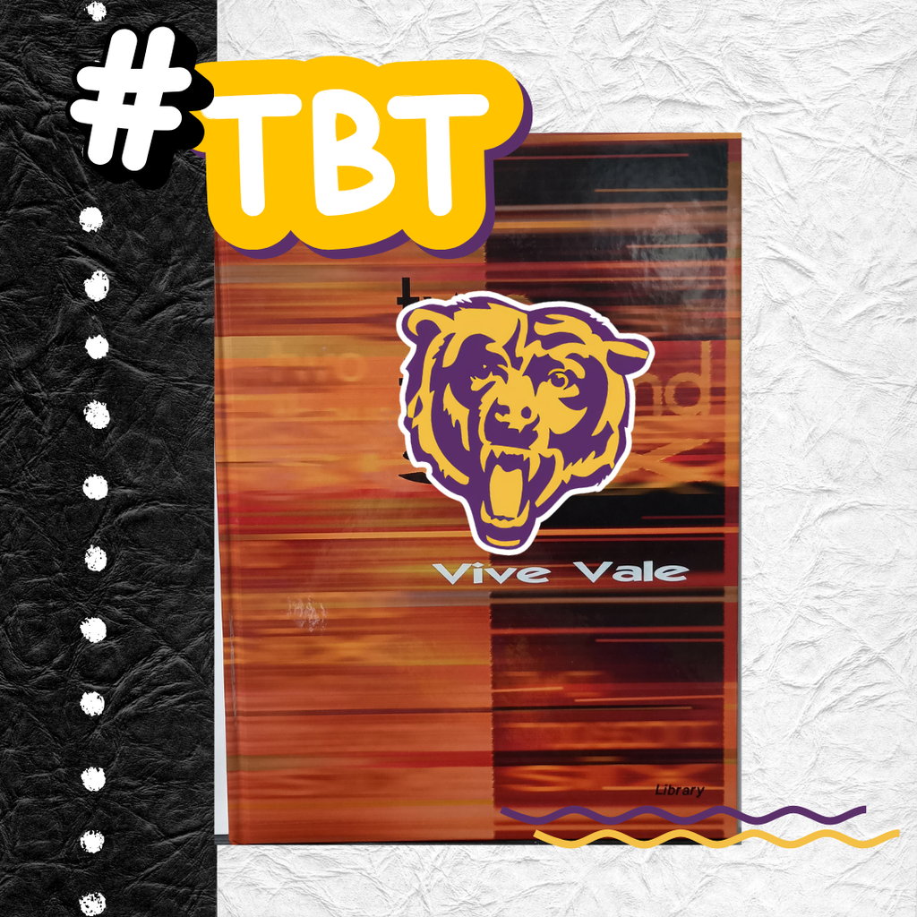 Picture of a yearbook for Throwback thursday