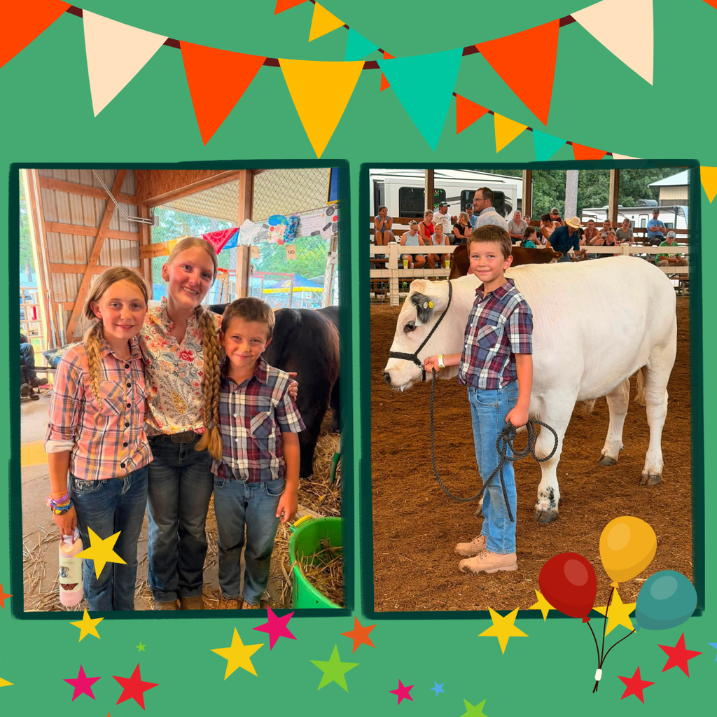 Barron County Fair Pictures of student with their fair animals.