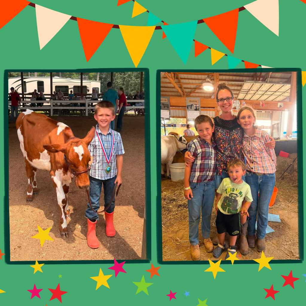Barron County Fair Pictures of student with their fair animals.