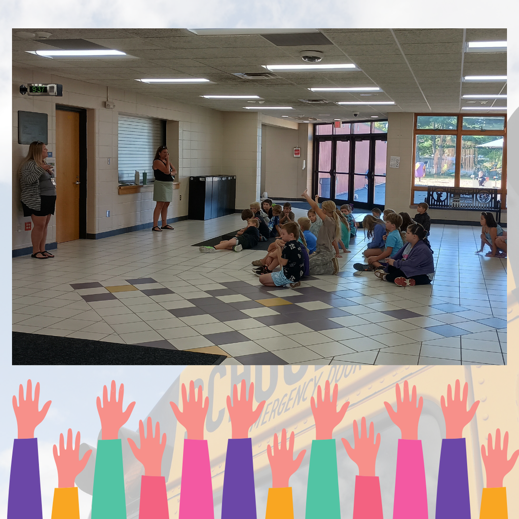 Clayton Bus Safety Photos of students learning about bus safety!