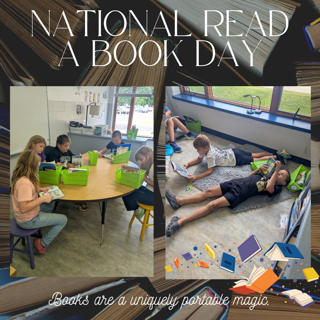 Students reading books