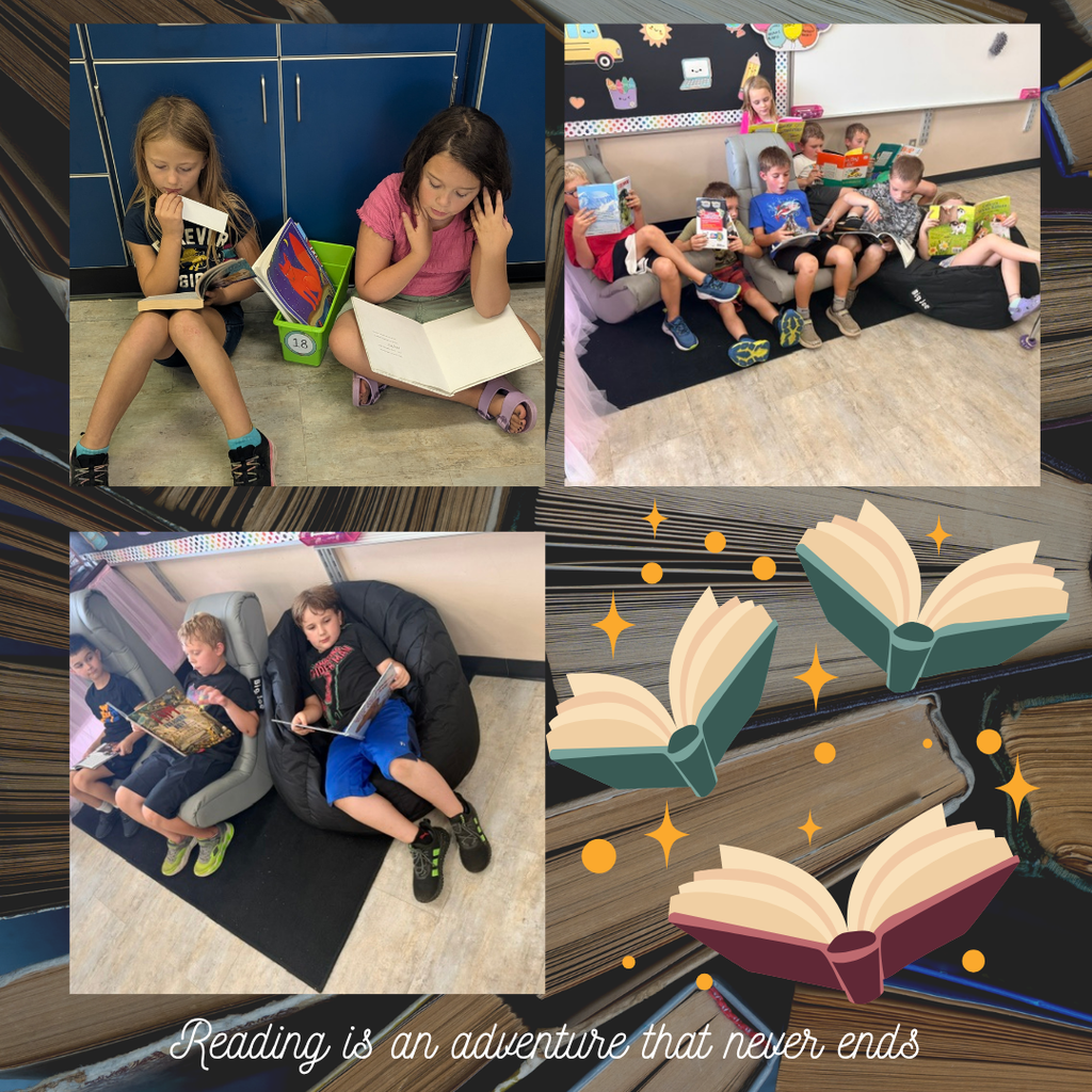 Students reading books