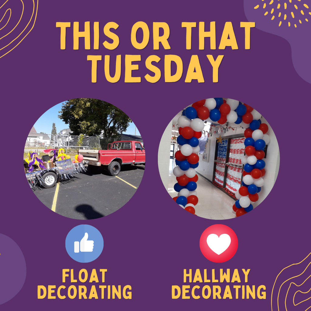 This or That Tuesday!! Float Decorating or Hallway Decorating
