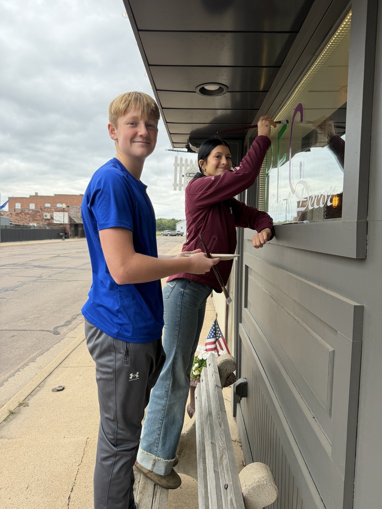Homecoming Window Decorating Graphic